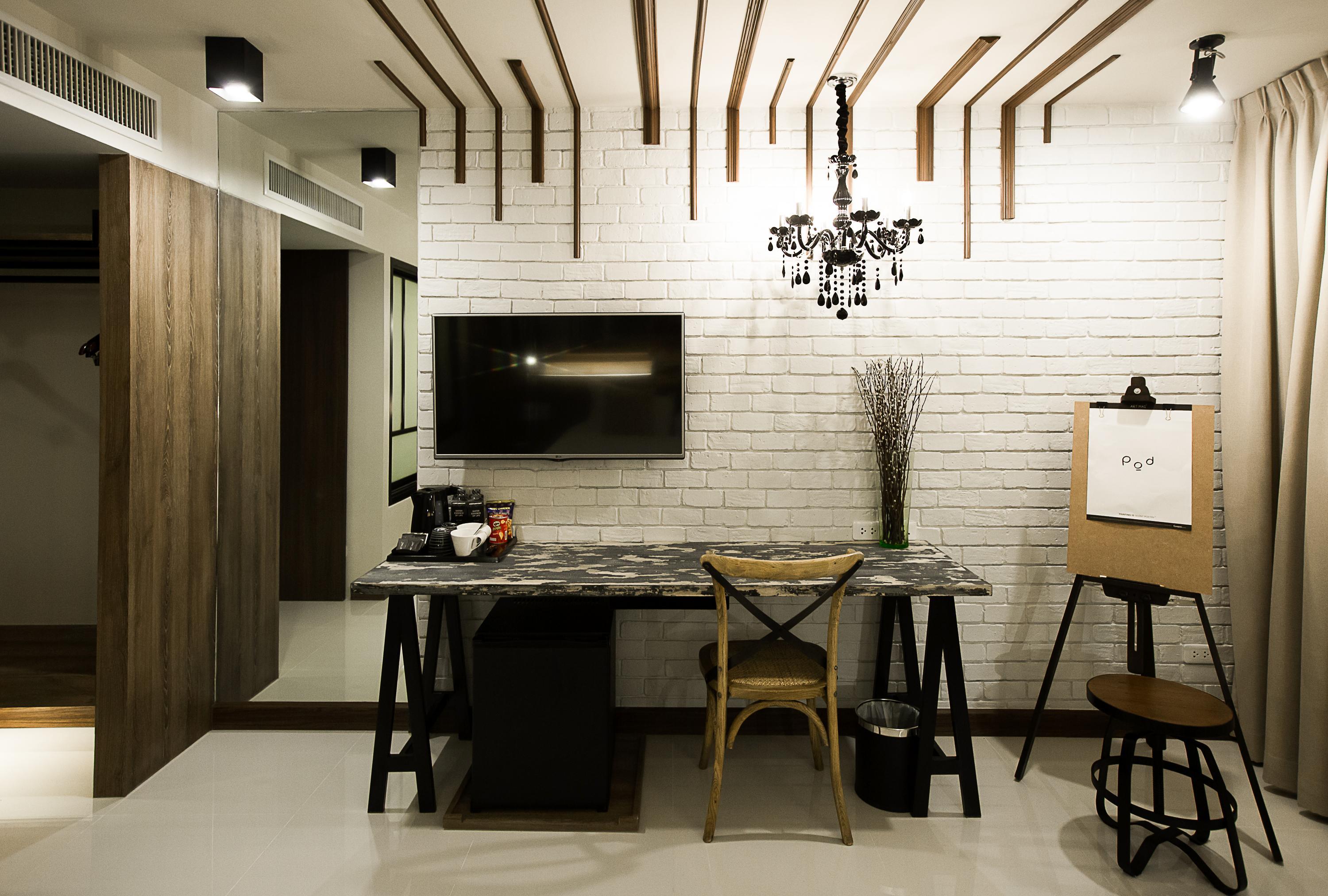 Art Mai Gallery Nimman Hotel شيانغ ماي المظهر الخارجي الصورة A 3D interior design of a dining room